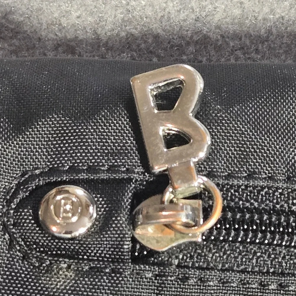 Bogner Black Nylon Messenger Bag Crossbody‎ Adjustable Strap Flap Top BT 05/12